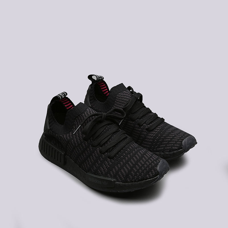 мужские черные кроссовки adidas NMD_R1 STLT PK CQ2391 - цена, описание, фото 2
